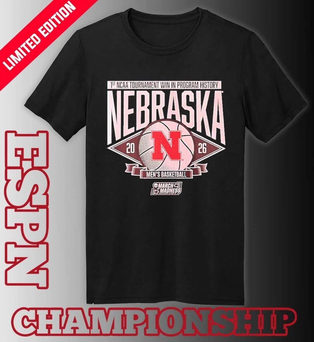 Nebraska Huskers Men’s Basketball 1st NCAA Tournament Win Shirt