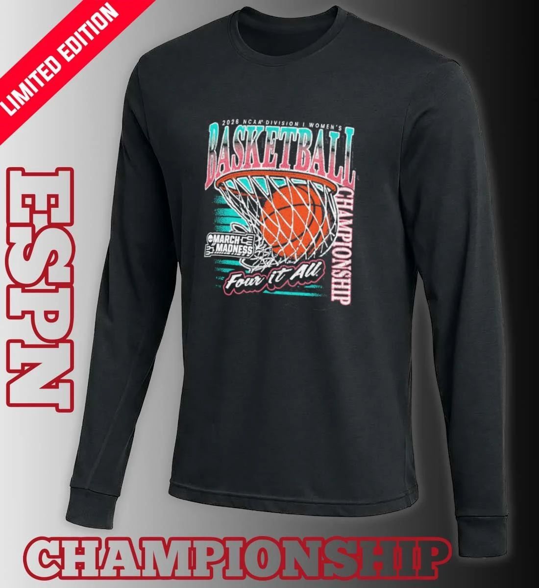 2026 NCAA DI Women’s Basketball March Madness – First Four Shirt