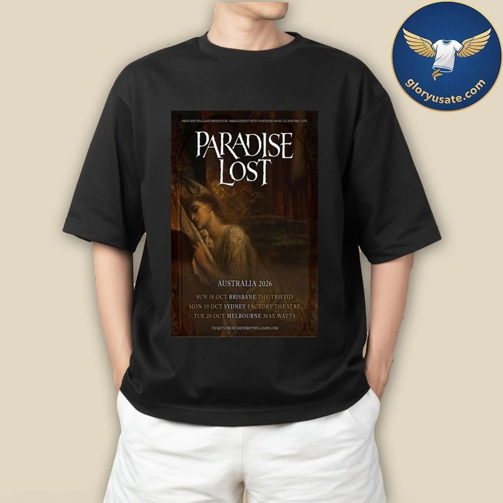 Paradise Lost Australia October 2026 Poster Shirt