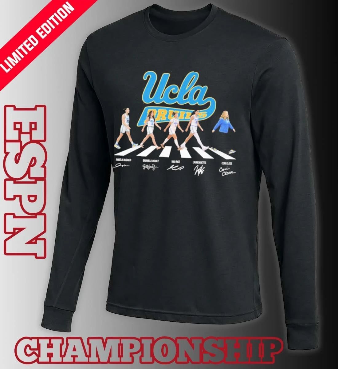 Ucla Women’s Basketball Abbey Road National Champions Shirt