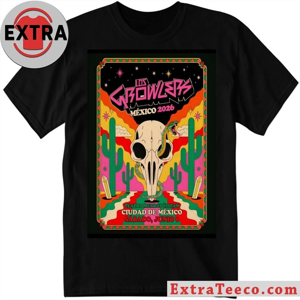 Los Growlers Mexico City June 6 2026 Poster Shirt