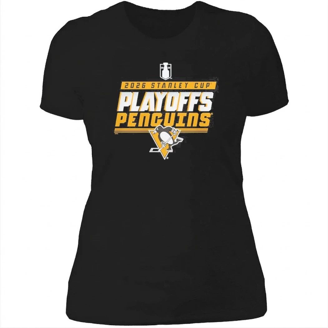 Pittsburgh Penguins Black 2026 Stanley Cup Playoffs T-Shirt