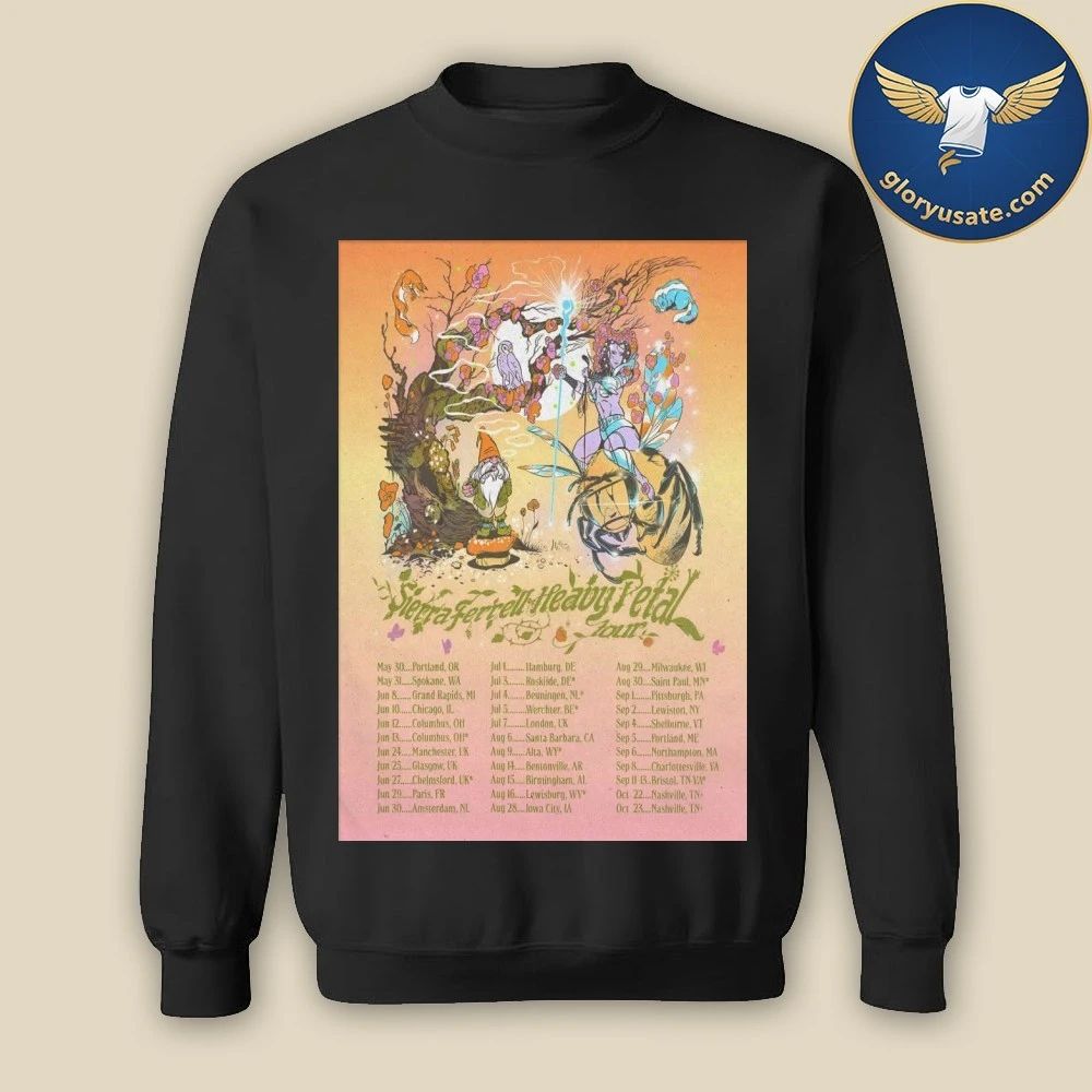 Sierra Ferrell 2026 The Heavy Petal Tour Poster Shirt