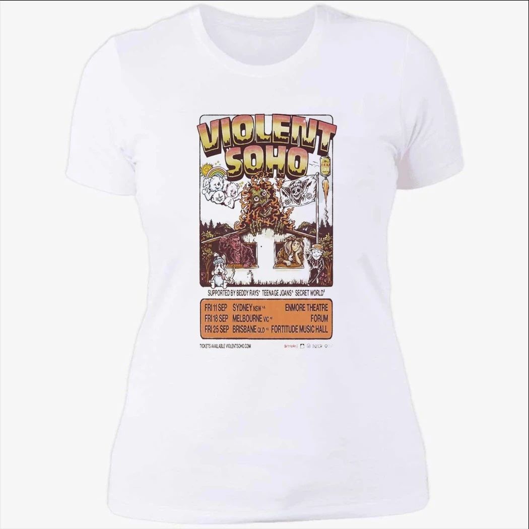 Violent Soho Tour Sep 2026 Shirt