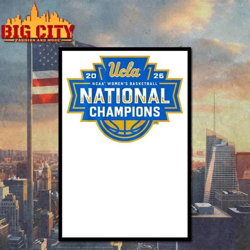 UCLA Bruins National Champions WBB 2026 Logo Shirt