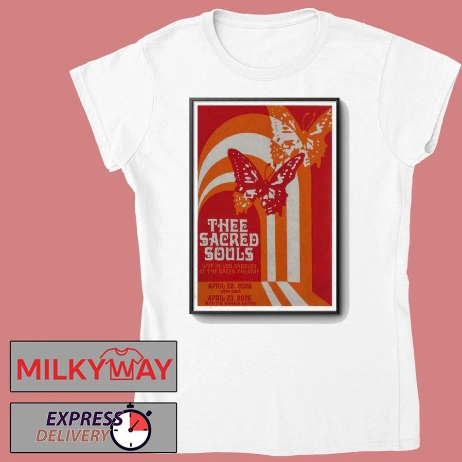 Apr 22-23 2026 Thee Sacred Souls Los Angeles Poster shirt