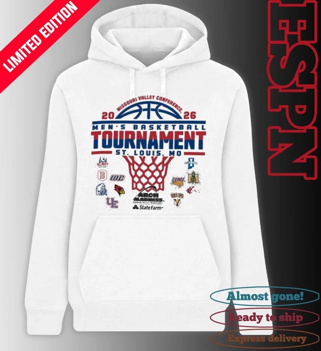 St Louis, MO 2026 MVC Men’s Basketball Championship T-Shirt
