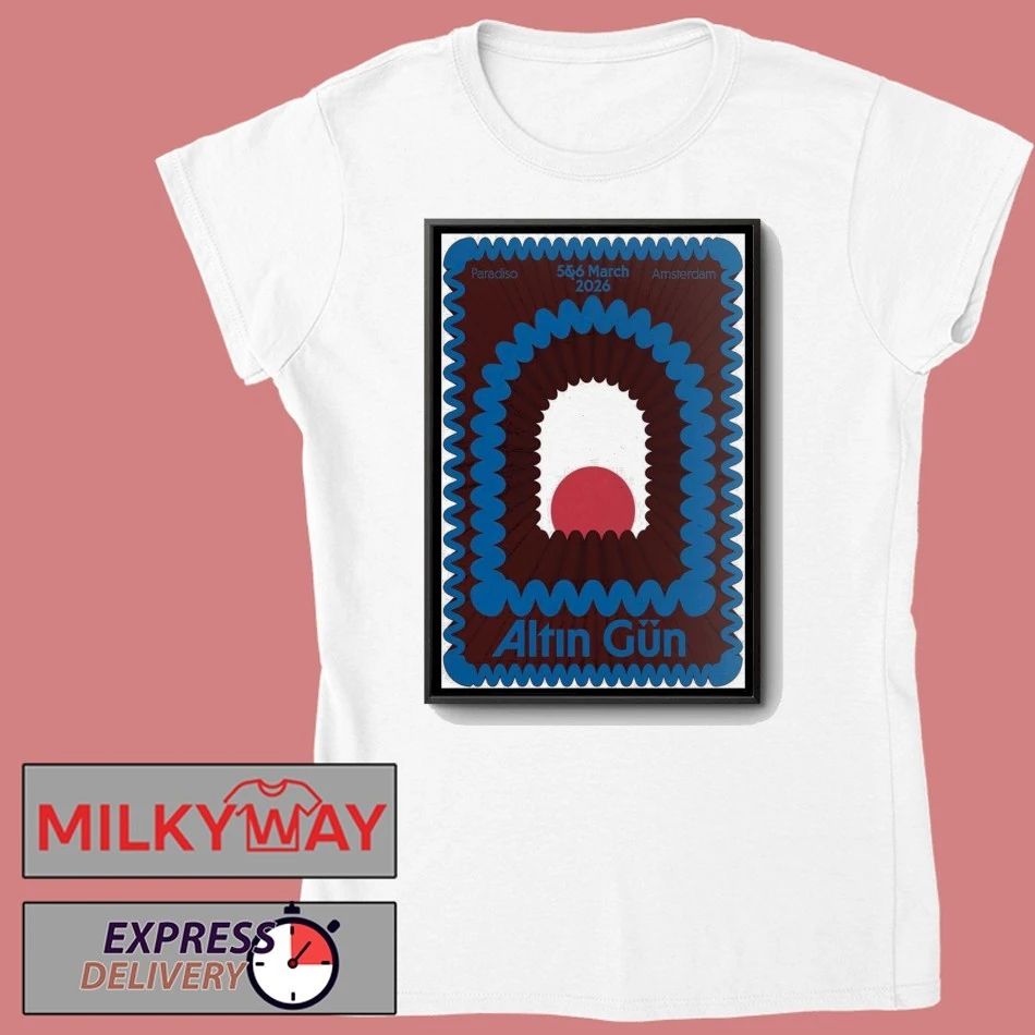 Poster ALTIN GÜN March 5 and 6 2026 Tour Paradiso shirt