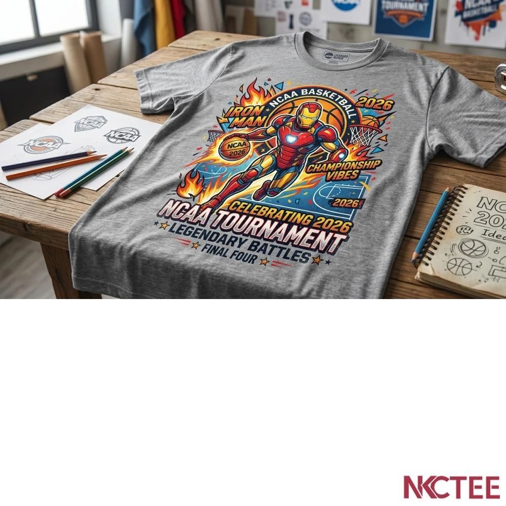 NKCtees 2026 NCAA Tournament basketball Iron Man shirt
