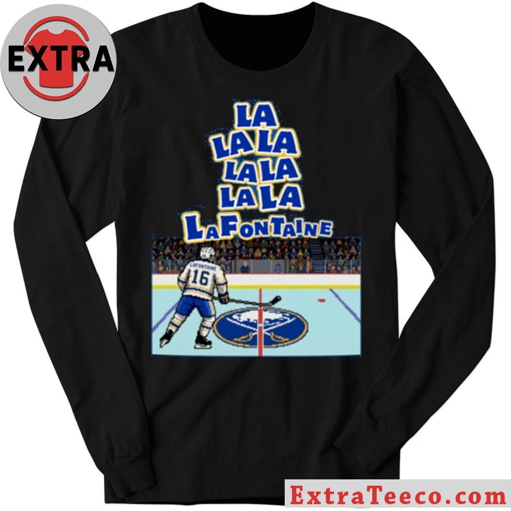 Original La la la la Pat LaFontaine Buffalo Sabres T-Shirt