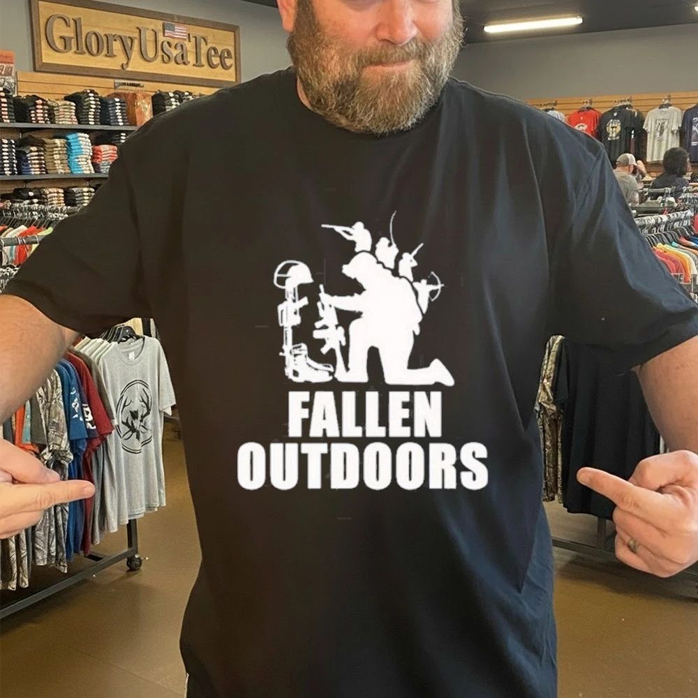 kaulig racing fallen outdoors shirt
