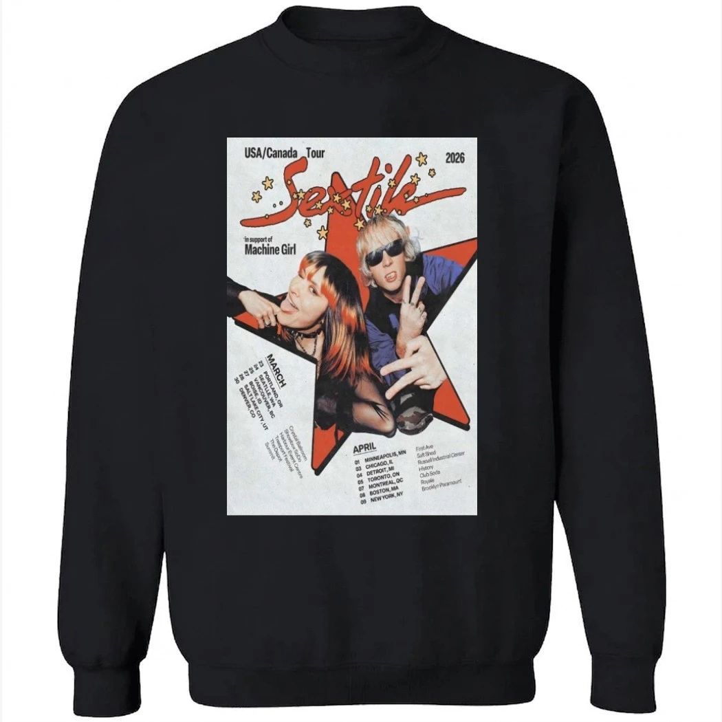 SEXTILE USA And Canada 2026 Tour Shirt