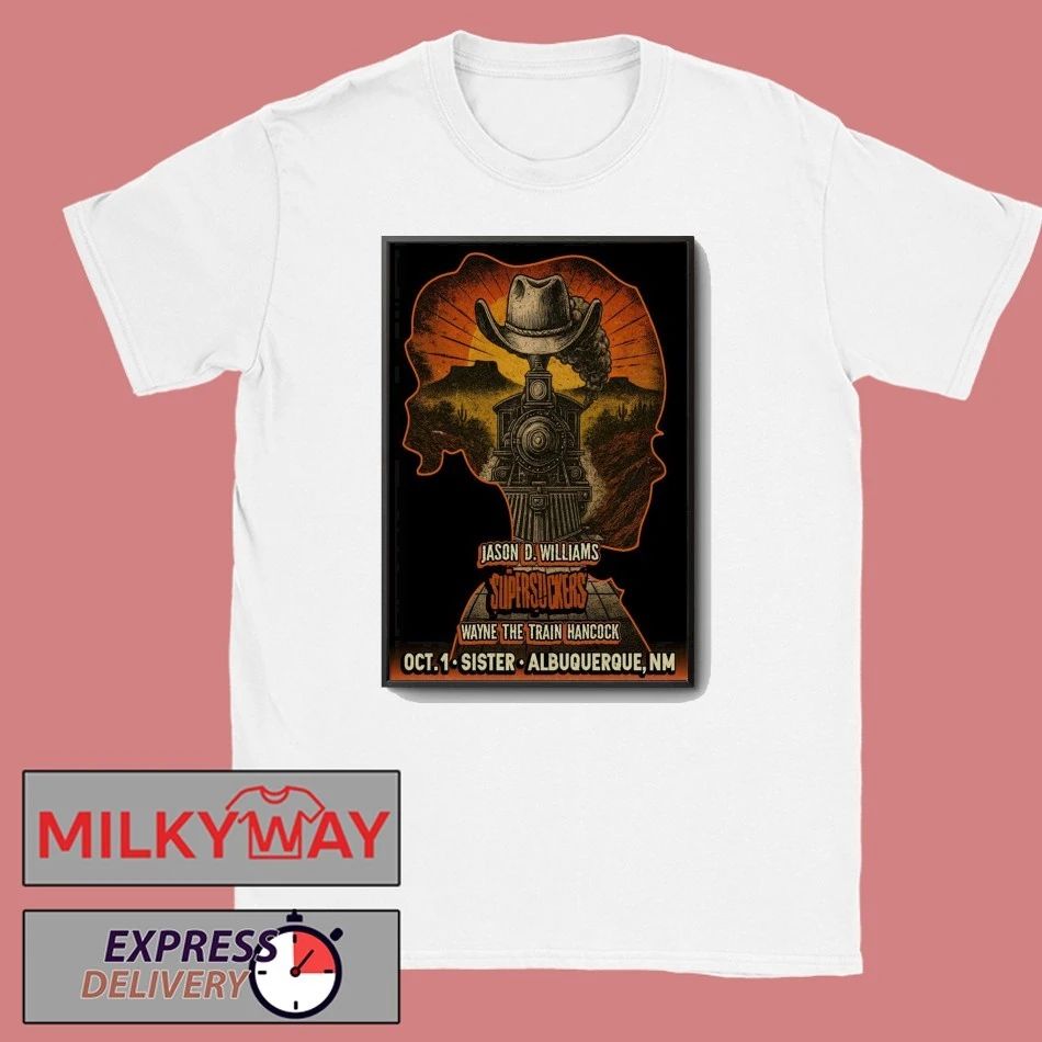 Supersuckers Oct 1 2025 Sister In Albuquerque NM Poster shirt