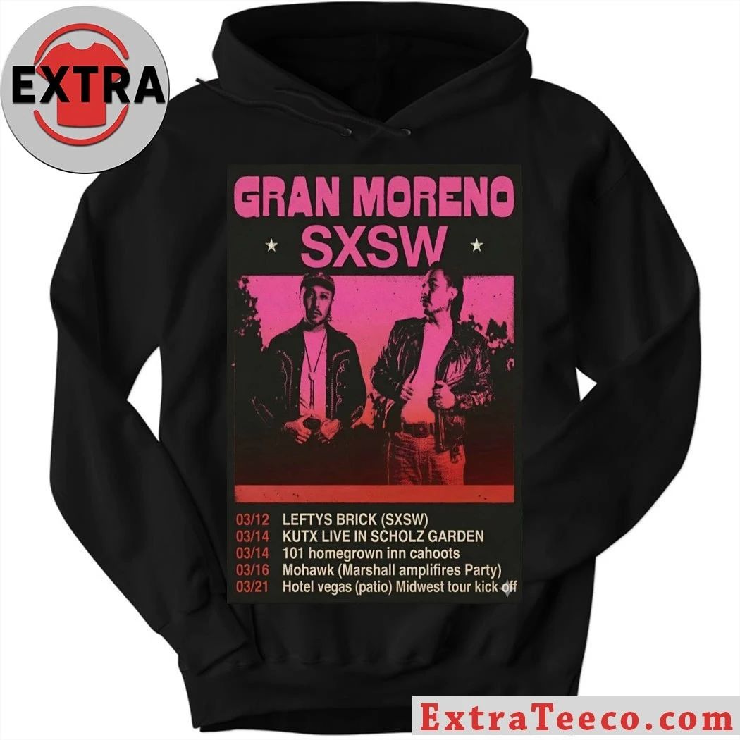 GRAN MORENO March 2026 Tour Poster Shirt