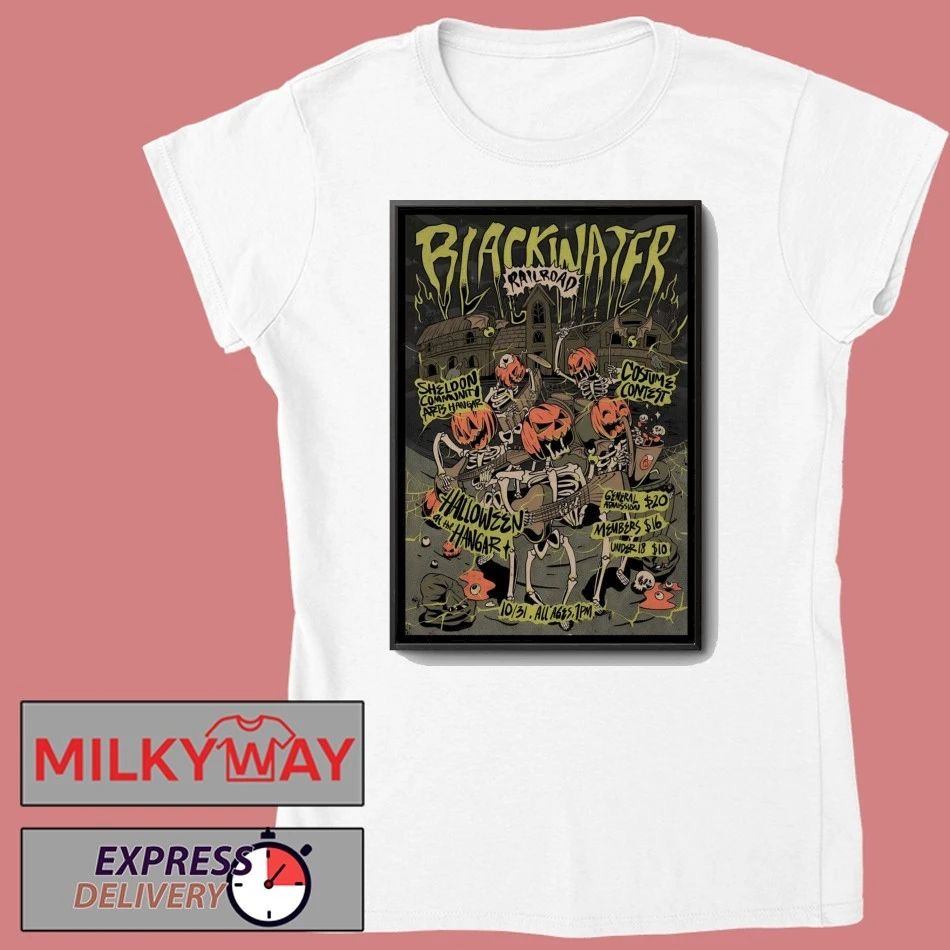 Blackwater Railroad Co Talkeetna Halloween Show On Oct 31 2025 Poster shirt