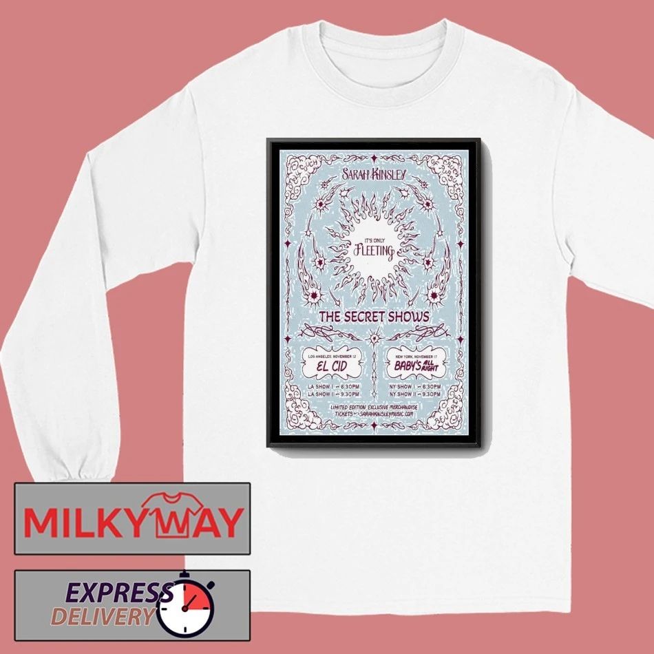Poster Sarah Kinsley 2025 shirt