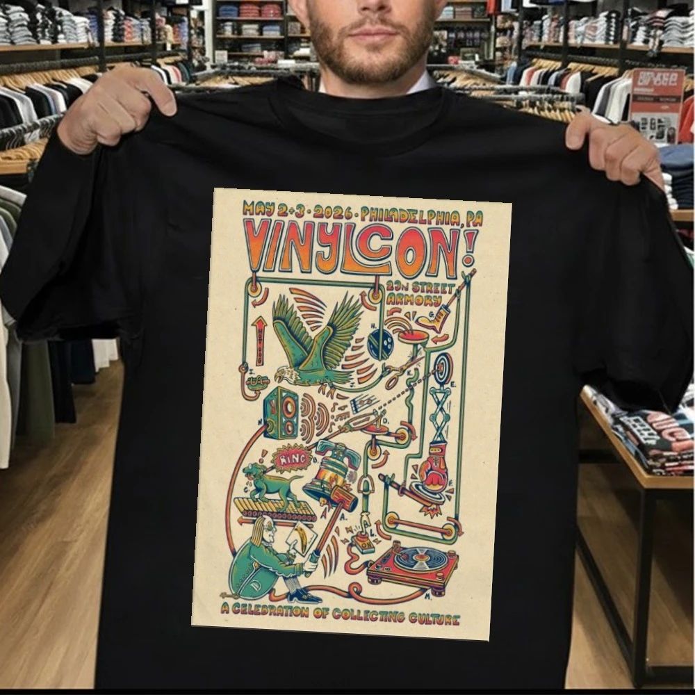 Vinylcon! Philadelphia PA 5-2.5-3-2026 Poster Shirt