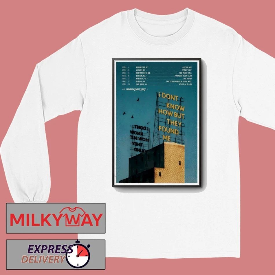 Poster iDKHOW BUT THEY FOUND ME Tour April 2026 shirt
