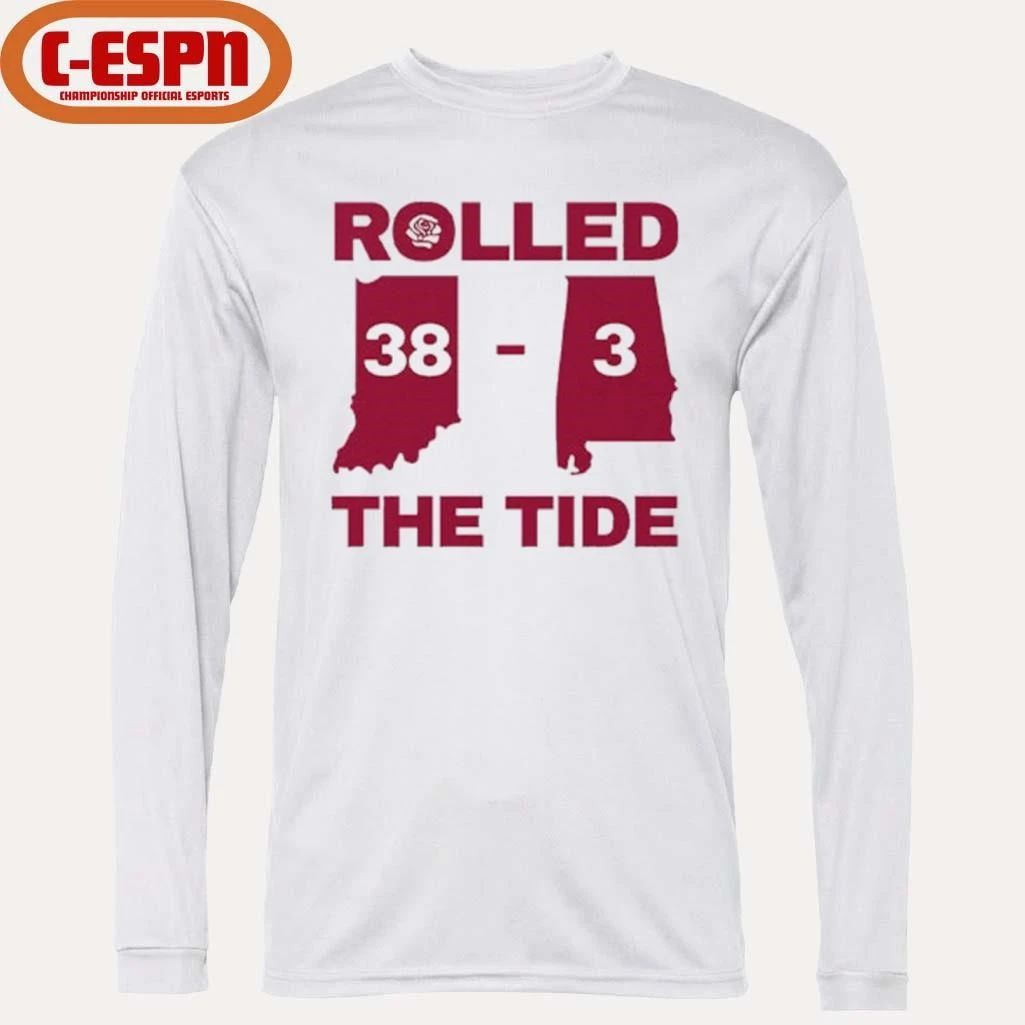 Rolled The Tide 38–3 Alabama Football Victory T-Shirt