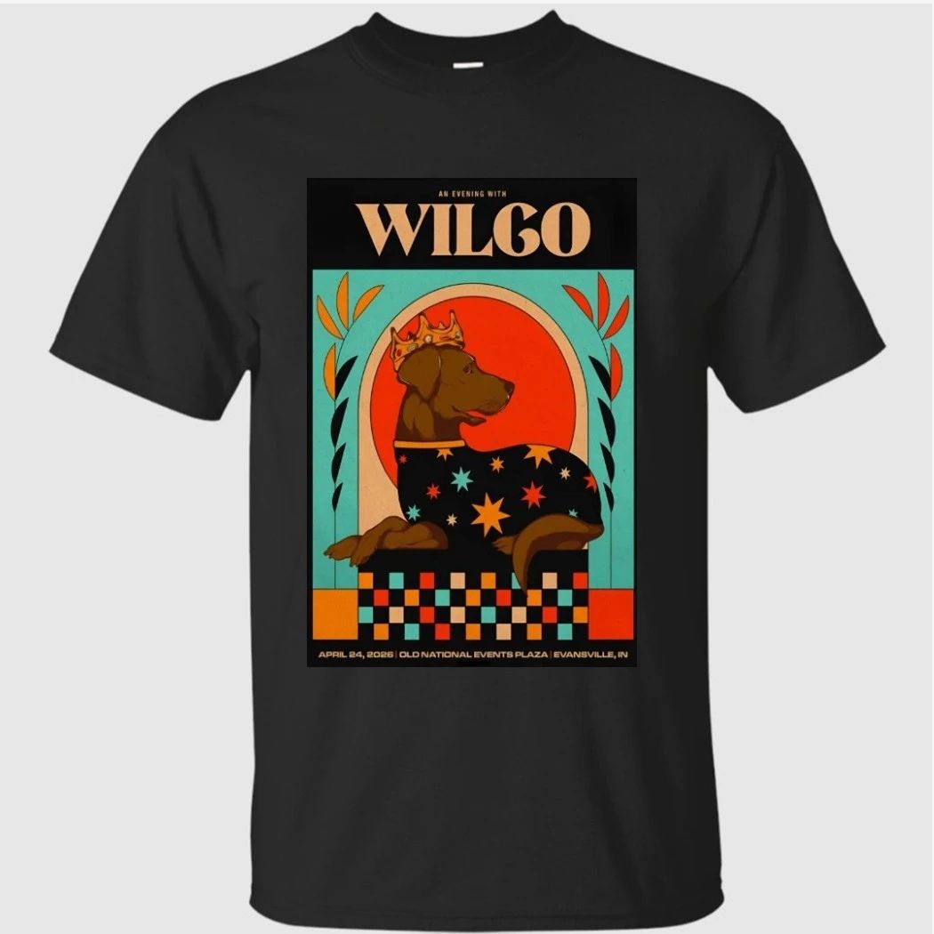 Wilco Evansville IN, April 24 2026 Poster Shirt