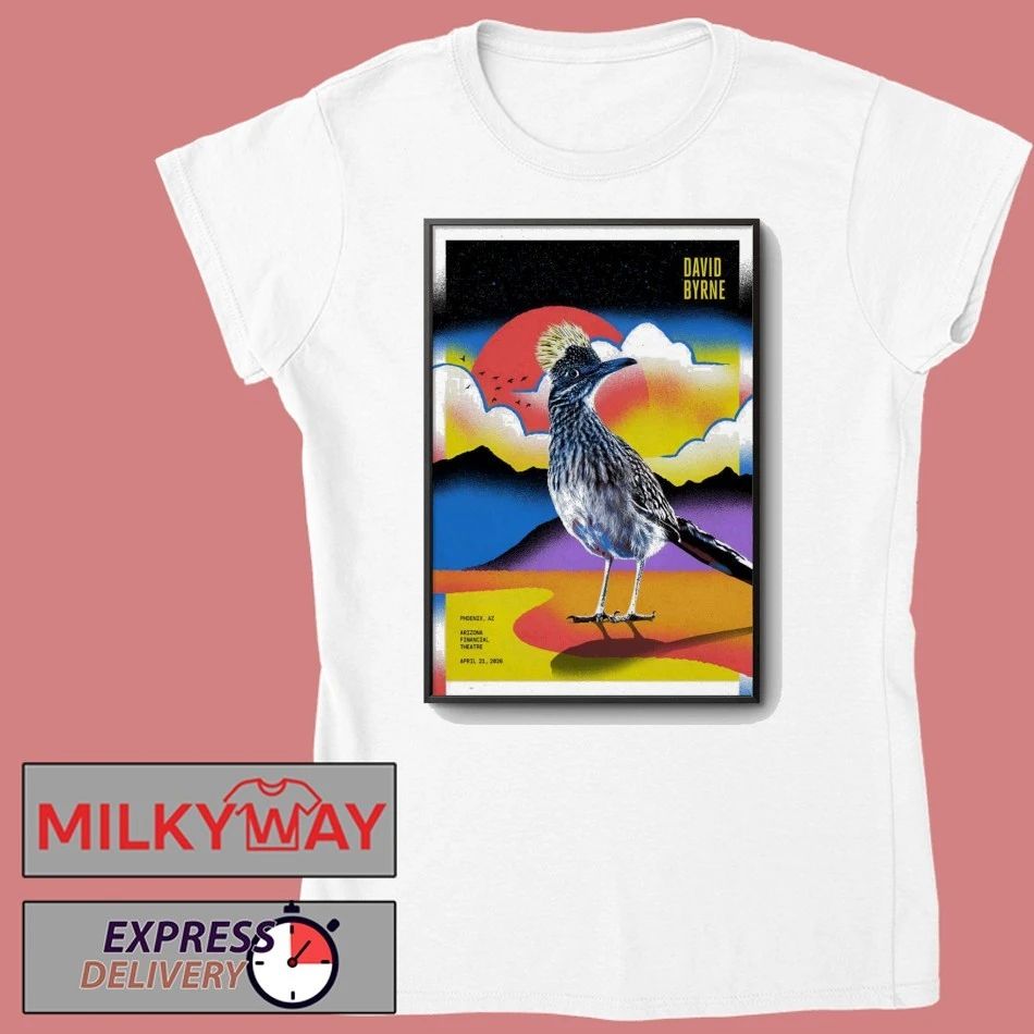 David Byrne In Phoenix AZ On Apr 21 2026 Tour Poster shirt