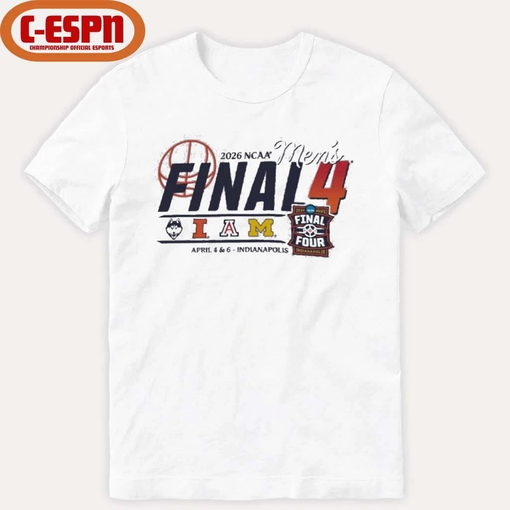 Final 4 2026 NCAA Men’s Basketball Teams T-Shirt