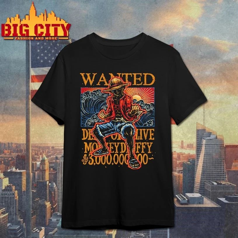 Monkey D. Luffy Wanted In The High Seas T-shirt