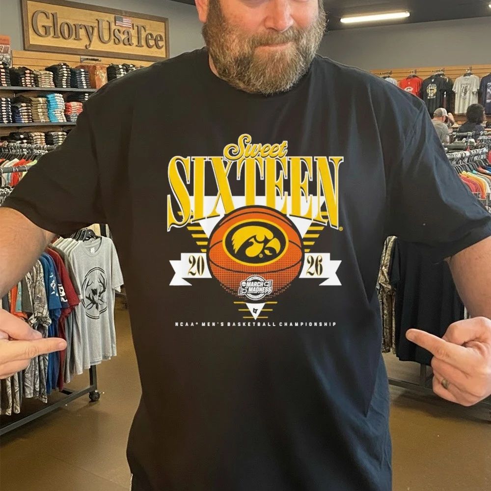 Iowa Hawkeyes 2026 Sweet Sixteen Men’s Basketball Championship Shirt