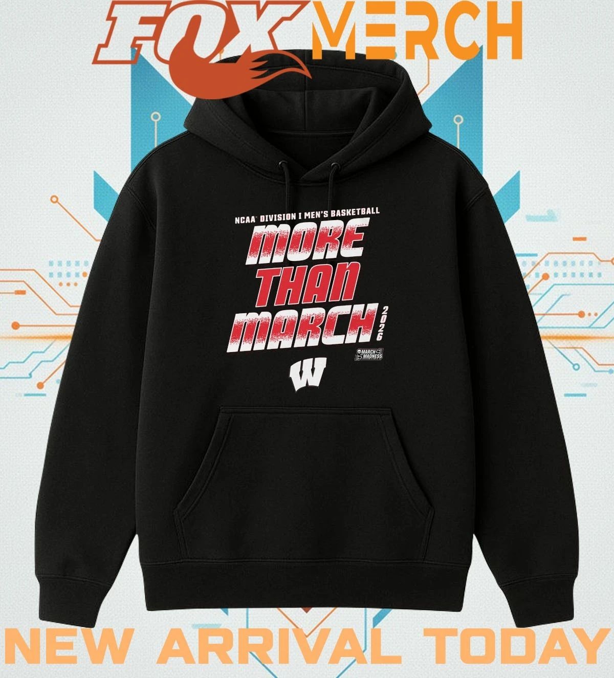 Wisconsin Badgers 2026 NCAA Division I Men’s Basketball More Than March Madness t-shirt