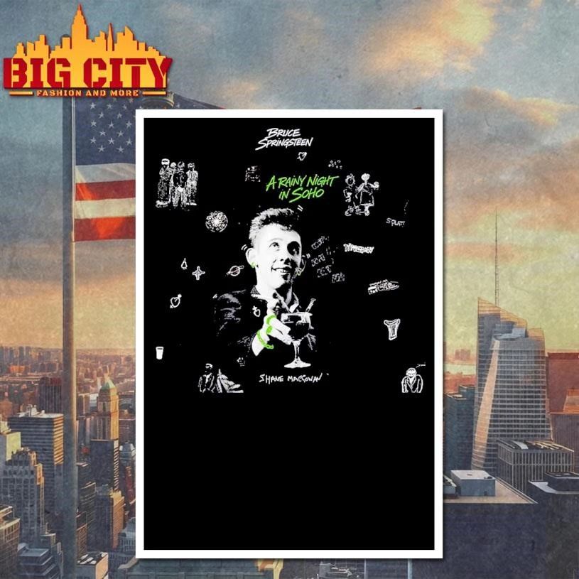 Bruce Springsteen A Rainy Night In Soho Shirt
