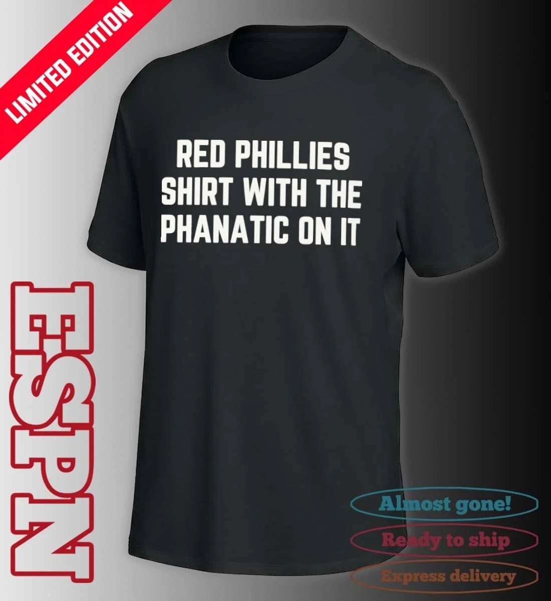 Meta Phillies Shirt Red Phillies Shirt With The Phanatic On It