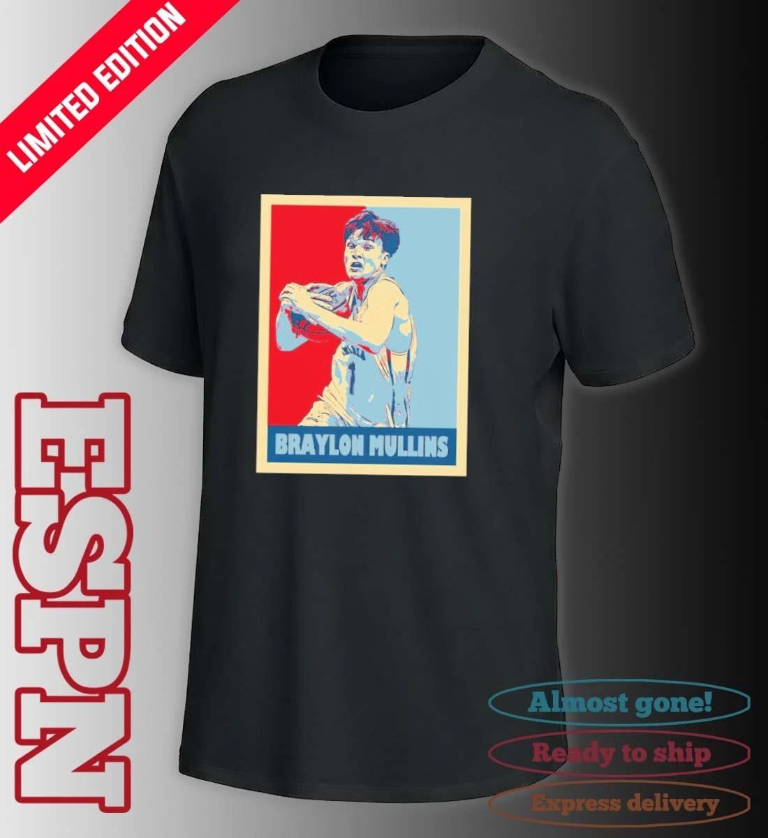 Braylon Mullins Uconn Basketball Poster Hope T-Shirt