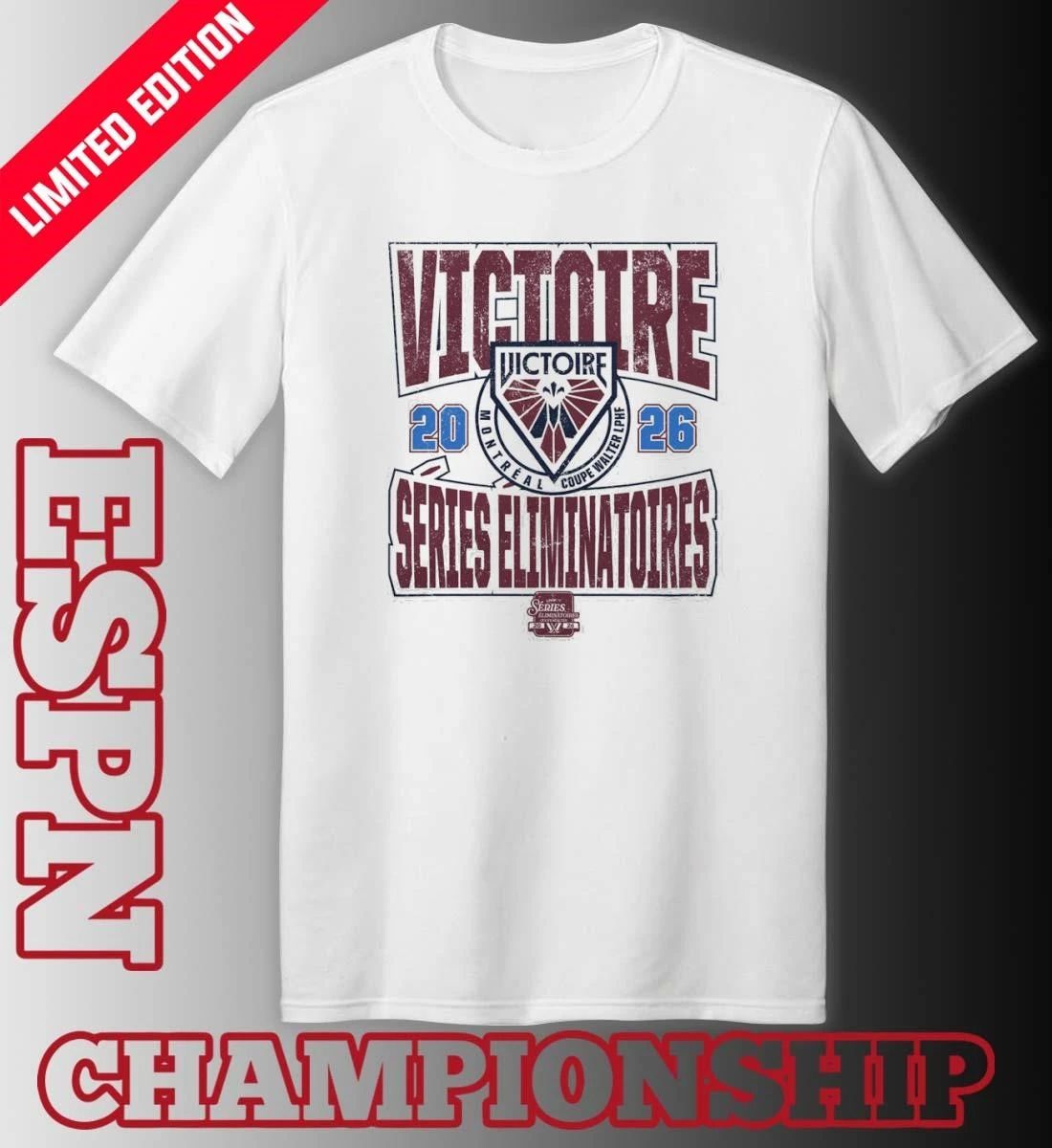 Montreal Victoire 2026 PWHL Walter Cup Playoffs Voyage Shirt