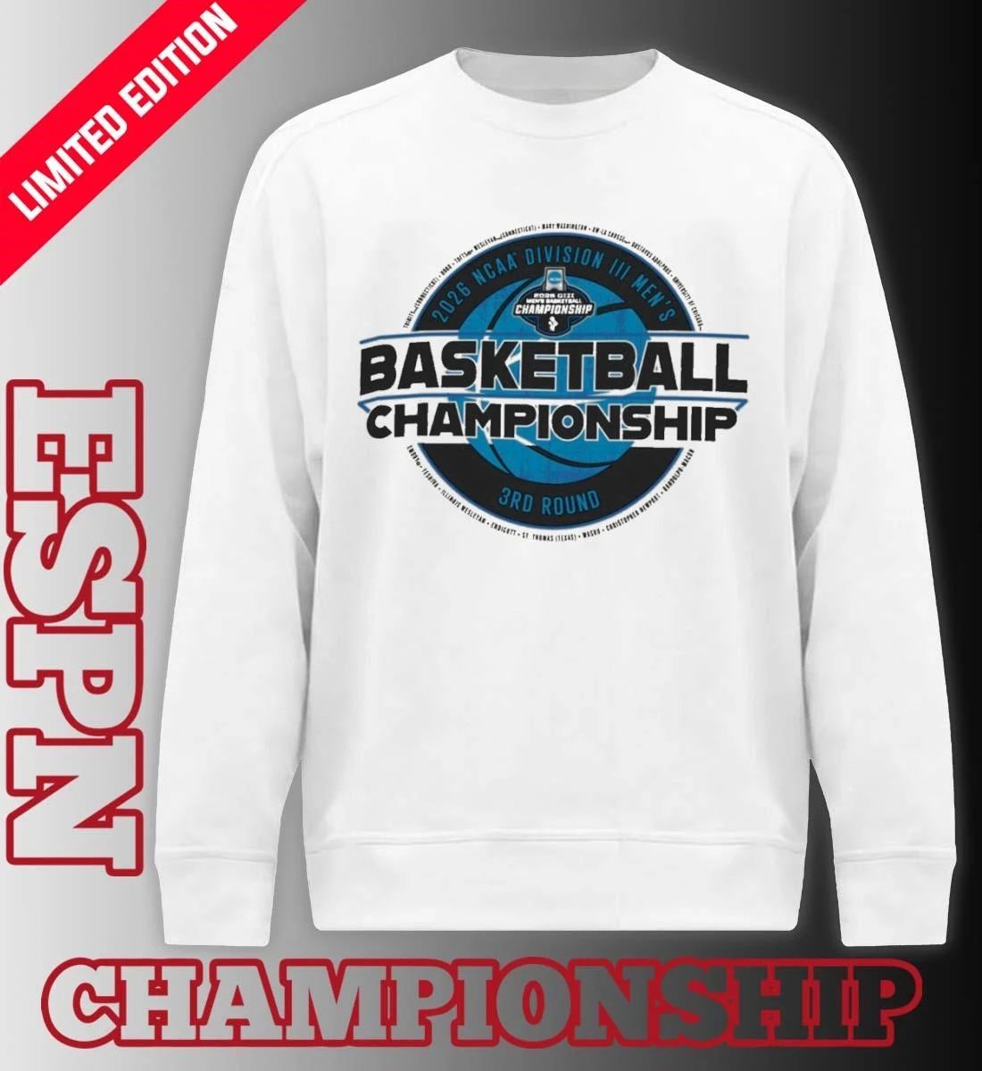 2026 NCAA Division III Men’s Basketball 3rd Round T-Shirt
