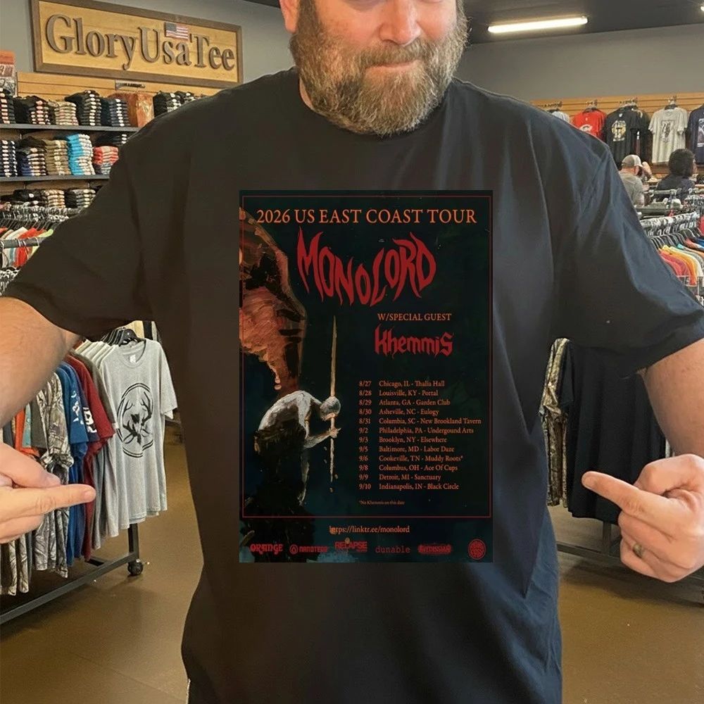 Khemmis With MONOLORD 2026 US East Coast Tour Shirt