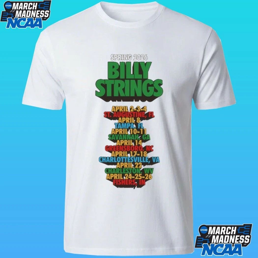 Billy Strings Spring 2026 Funky Text Shirt