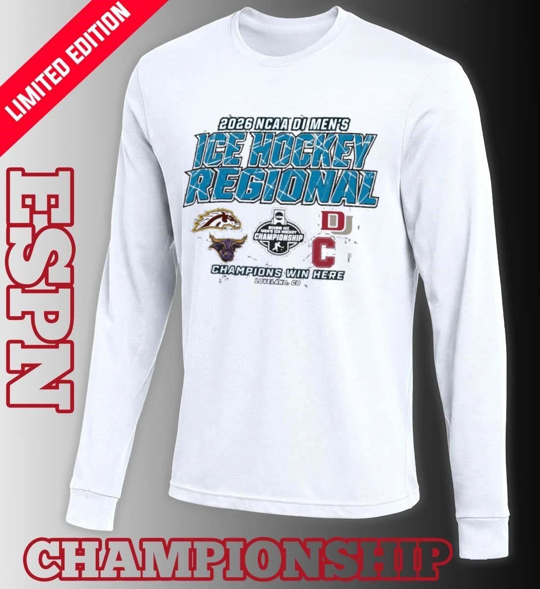 Loveland Regional 2026 NCAA DI Men’s Ice Hockey T-Shirt