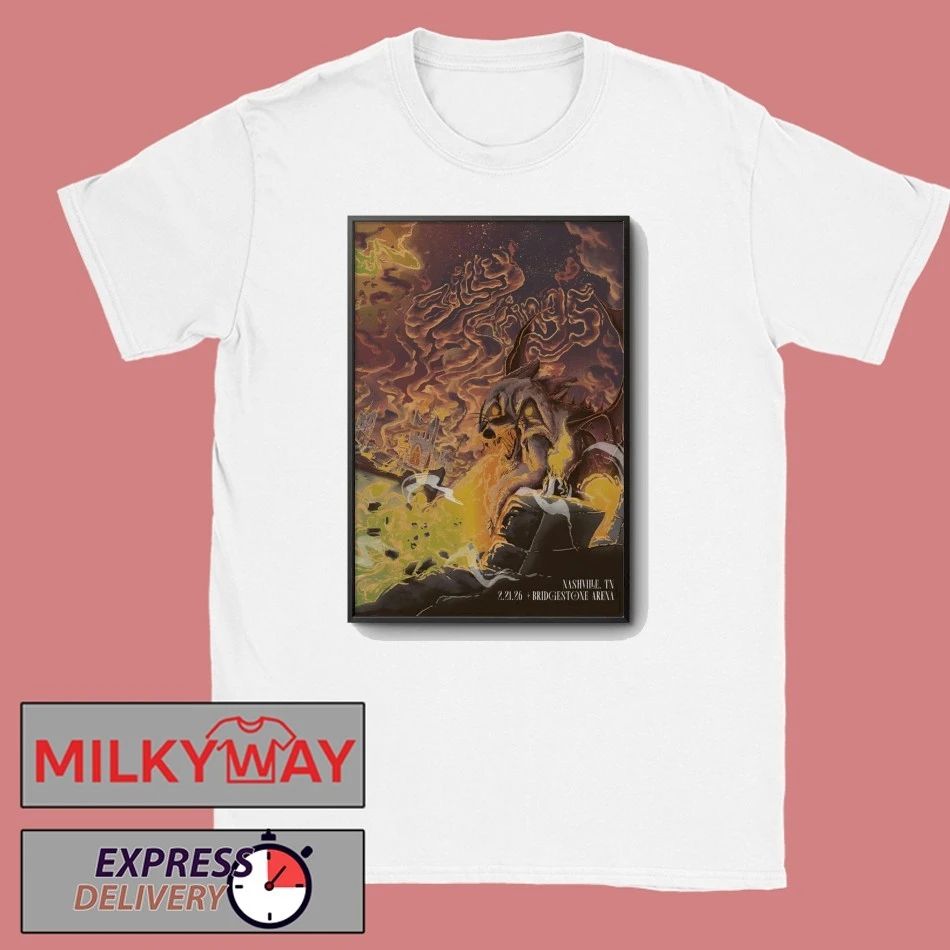 Billy Strings Nashville TN 2 21 2026 Poster shirt