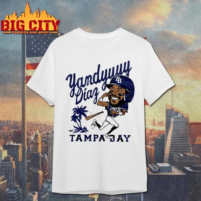 Yandy Diaz Tampa Bay Rays Baseball Player Caricature Funny Art Shirt