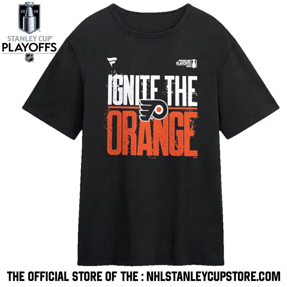 Philadelphia Flyers Black 2026 Stanley Cup Playoffs Slogan Shirt