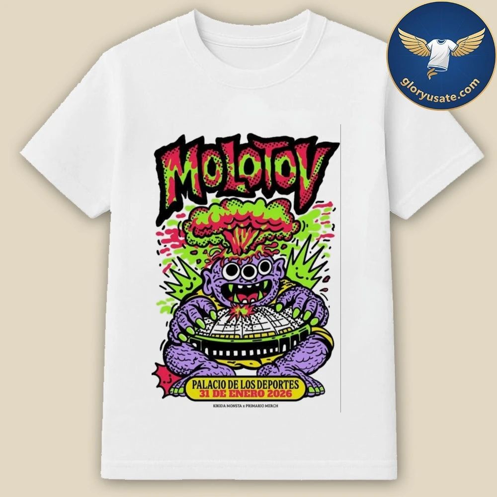 Molotov Palacio De Los Deportes January 31 2026 Concert Poster Shirt