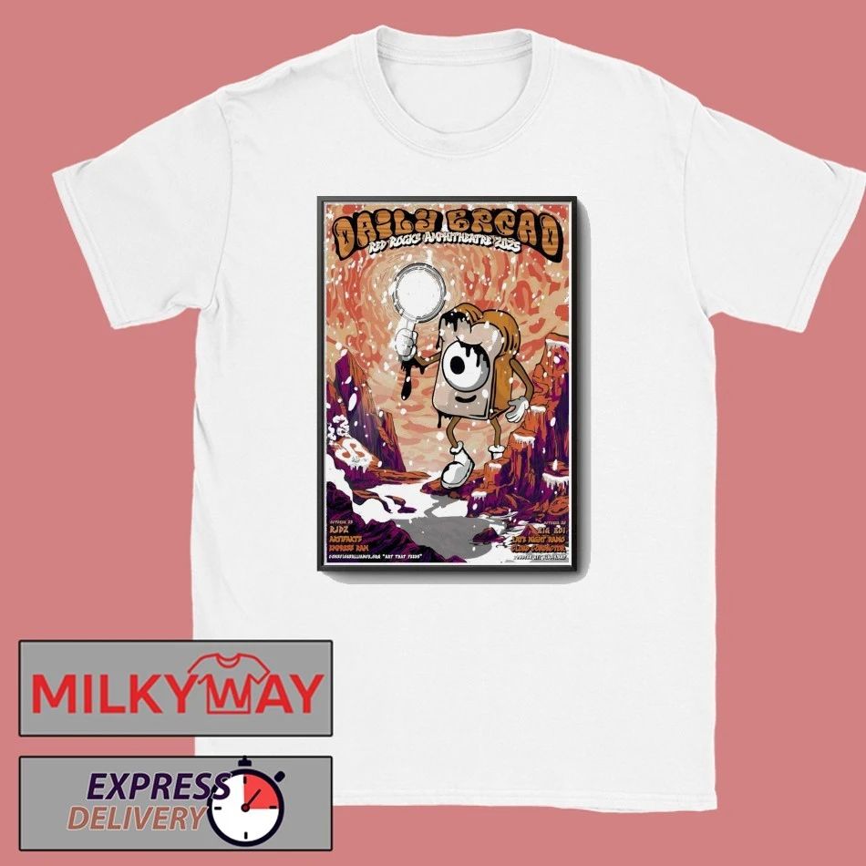 Daily Bread Oct 25-26 2025 Red Rocks Morrison CO Poster shirt