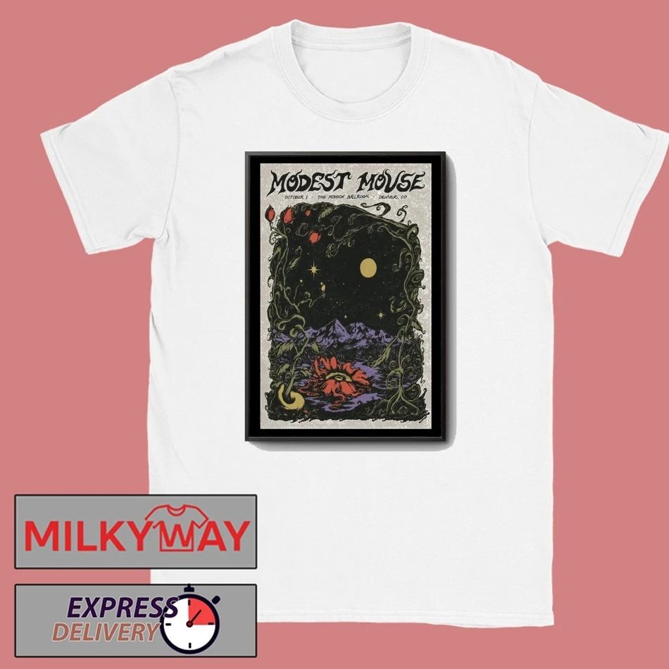 Modest Mouse Mission Ballroom in Denver, CO October 1, 2025 Poster shirt