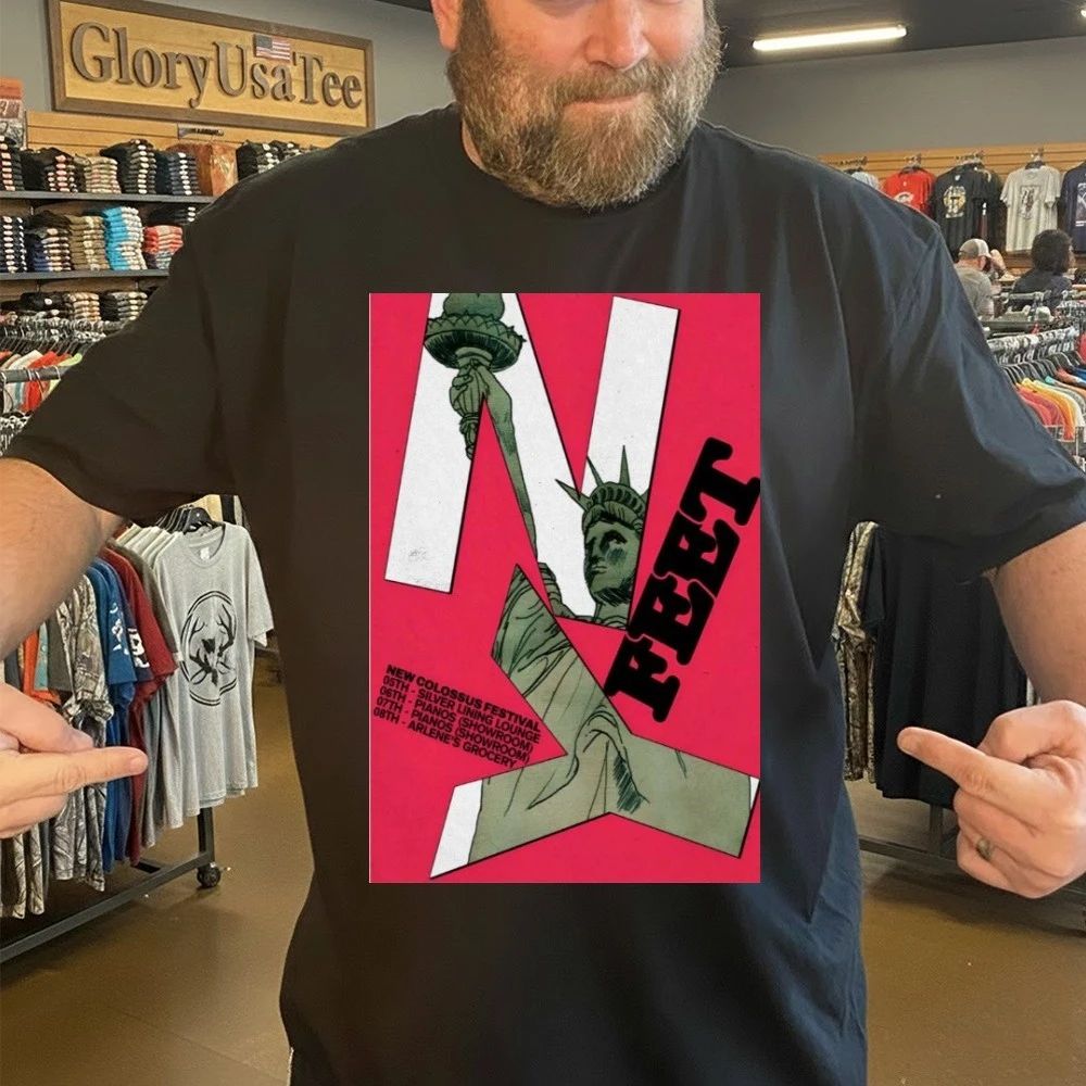 FEET New Colossus Festival New Yorks 2026 Poster Shirt