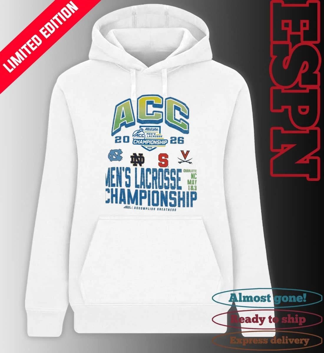2026 Atlantic Coast Conference Men’s Lacrosse Championship Shirt