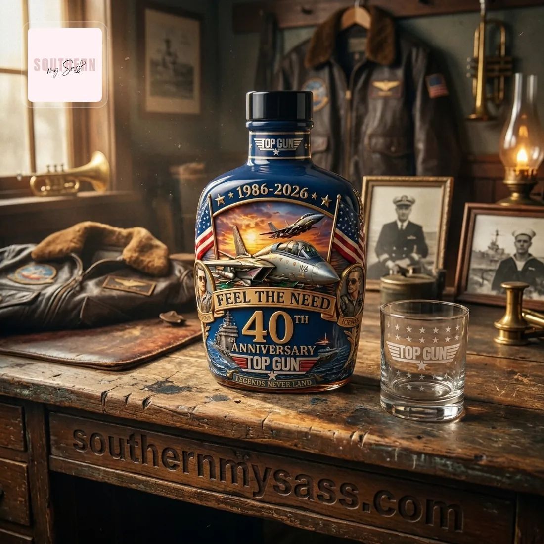 Gun 40th Anniversary 1986-2026 Commemorative Whiskey Bottle