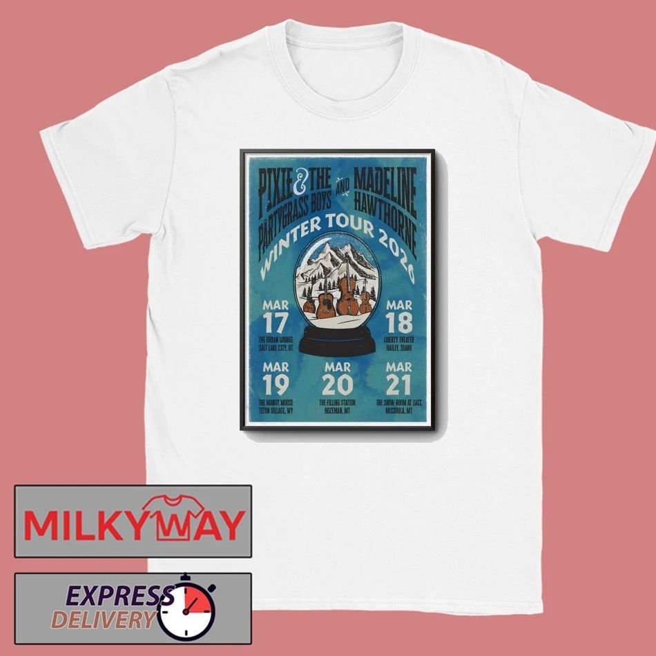 Poster Pixie And The Partygrass Boys Winter 2026 Tour shirt