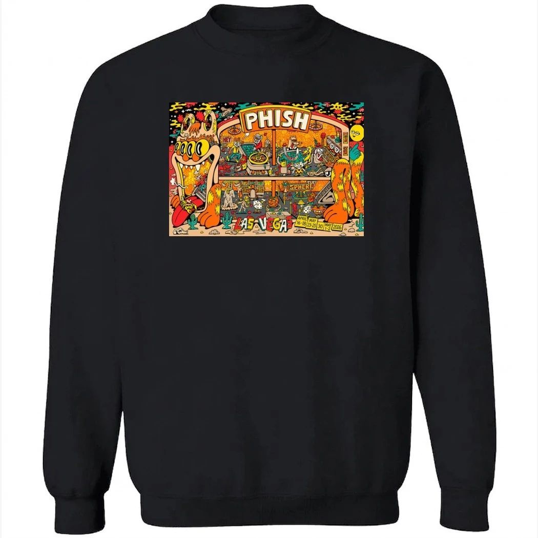 Phish Tour Apr May 2026 Sphere Las Vegas Poster Shirt