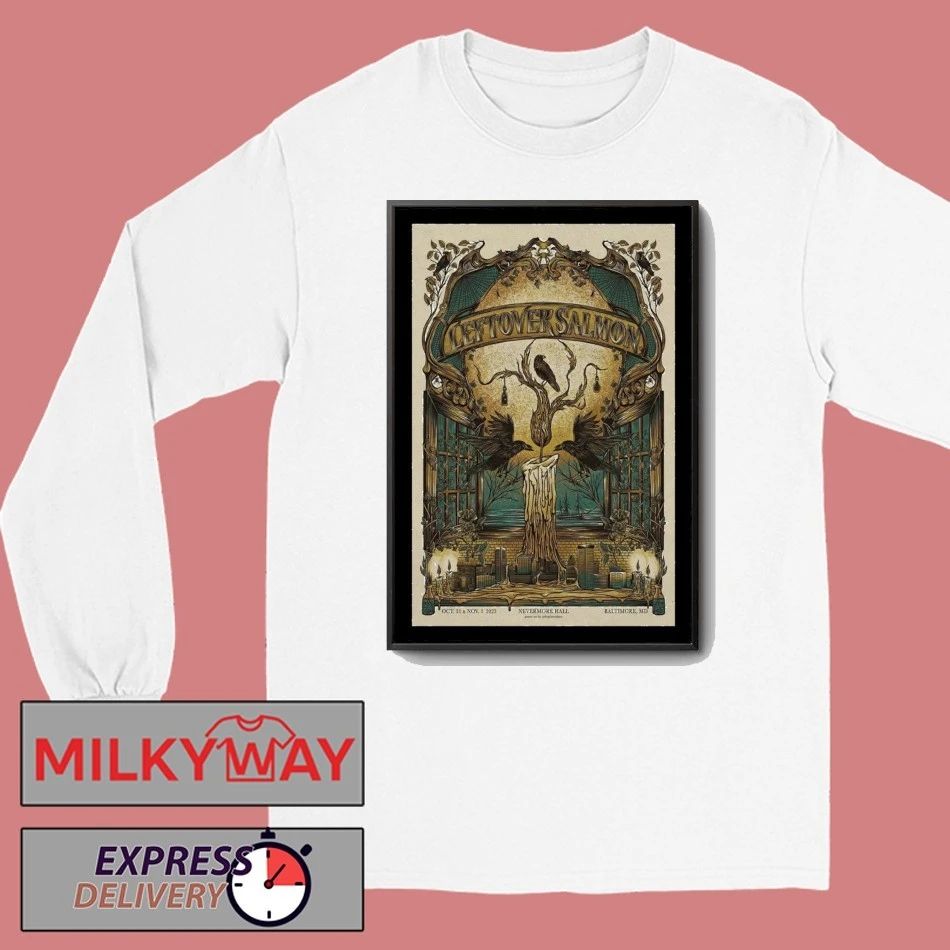 Leftover Salmon Nevermore Hall, Baltimore, MD Oct 31, 2025 Poster shirt