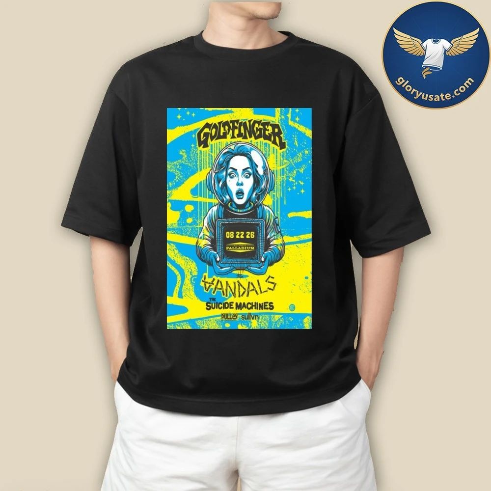 Goldfinger August 22 2026 Hollywood Palladium, Los Angeles Poster Shirt